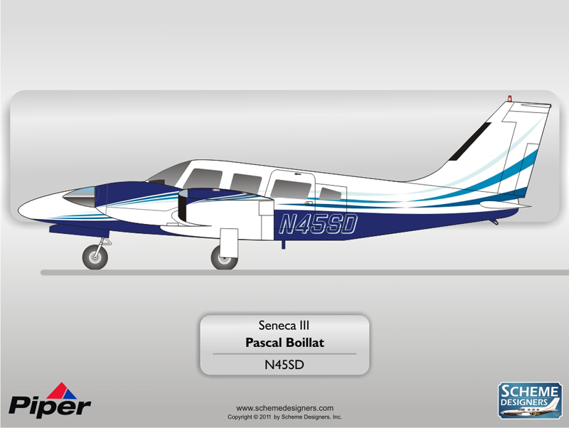 Piper Seneca III N45SD by Scheme Designers