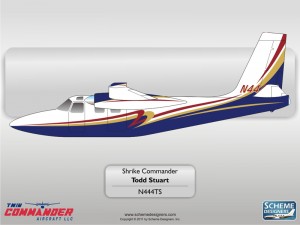 Twin Commander Shrike N444TS by Scheme Designers