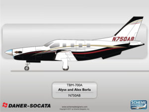 Daher Socata TBM-700A N750AB