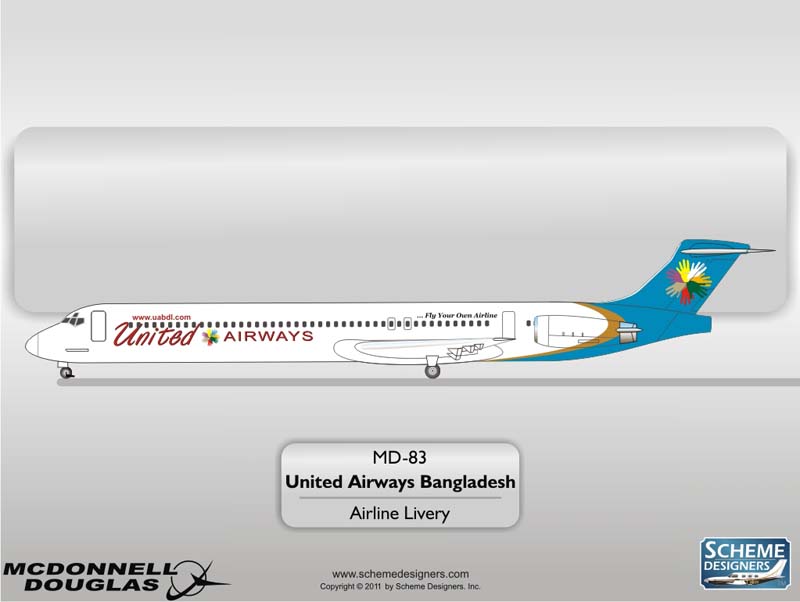 United Airways MD-83