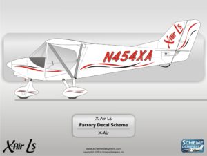 X-Air LS N454XA Factory Decal Scheme