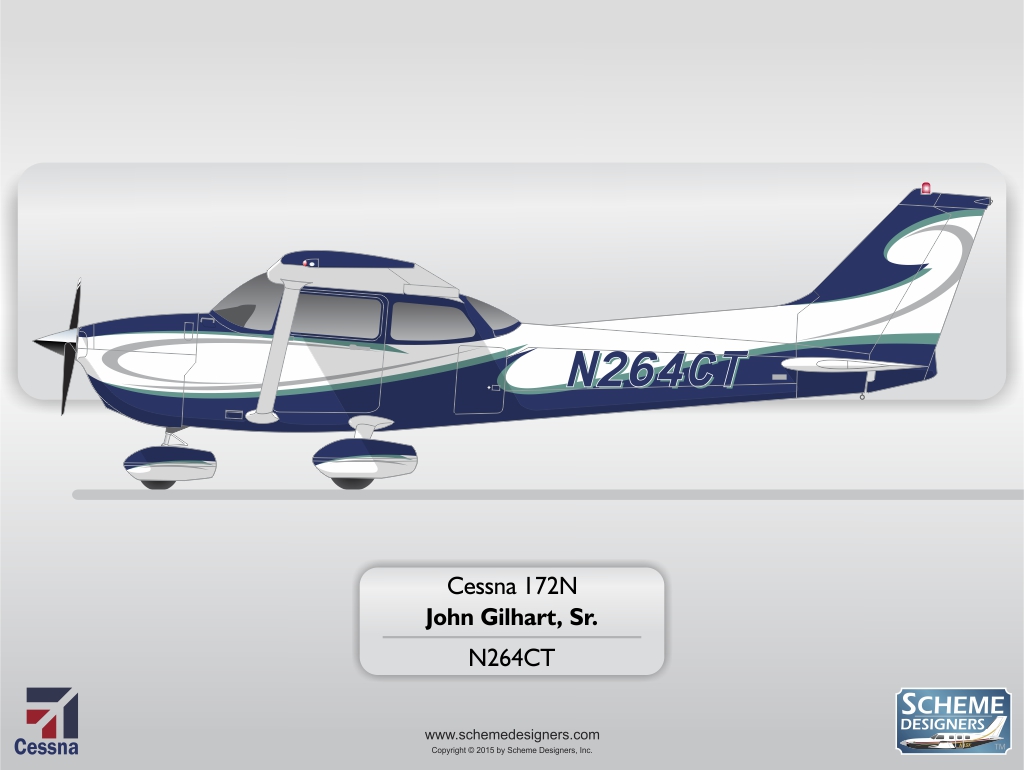 Cessna 172N - N264CT - Scheme Designers